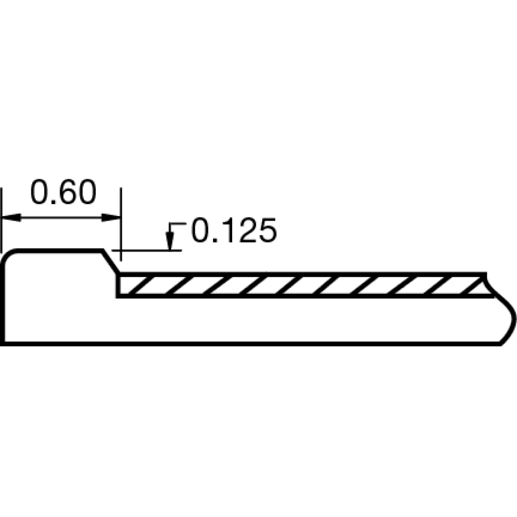 Thermofoil Cabinet Front (3/4″) – Slim Shaker Profile - Image 4