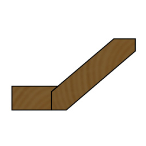 Hardwood – Crown Moulding 3 (2-1/2″H x 3 13/16″L)(8FT)