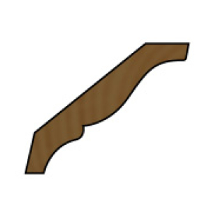 Hardwood – Crown Moulding 2 (3″H x 3″L)(8FT)