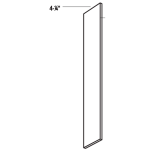 Hardwood – Toe Kick (4-1/2″ H x 8′ L x 5/8″ W)